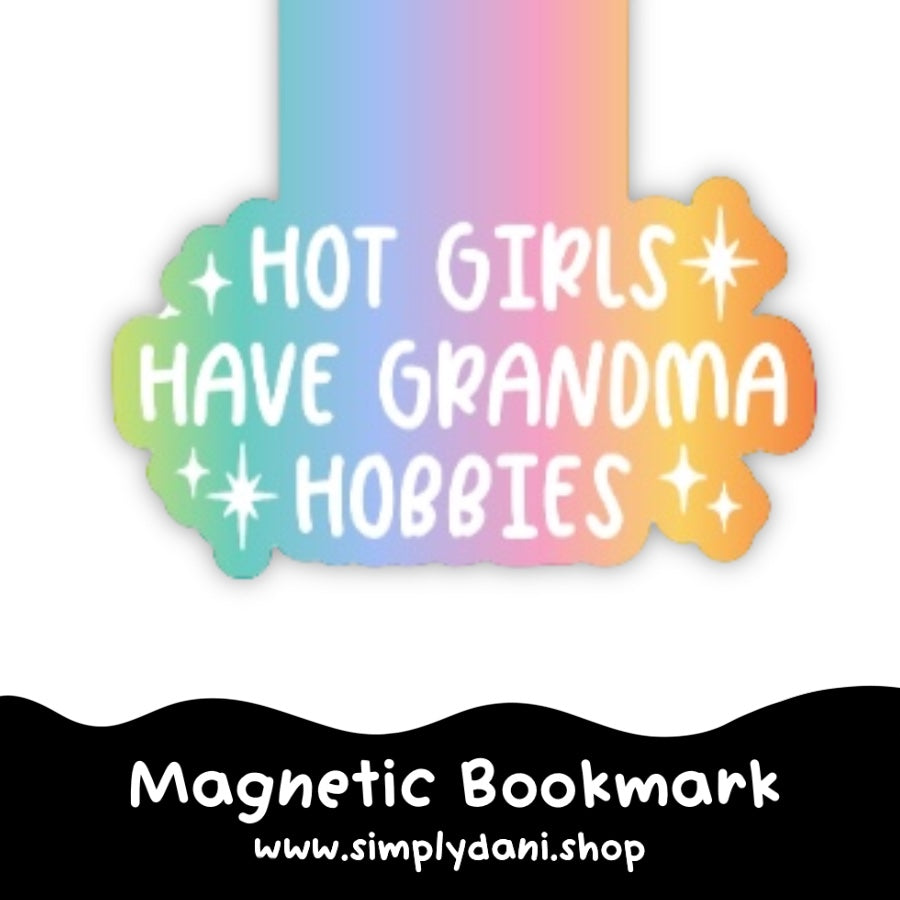 Grandma Hobbies š | Magnetic Bookmark