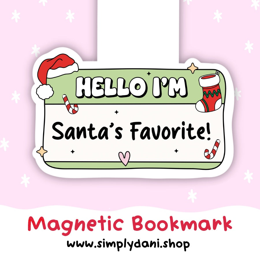 Santa’s Favorite| Magnetic Bookmark