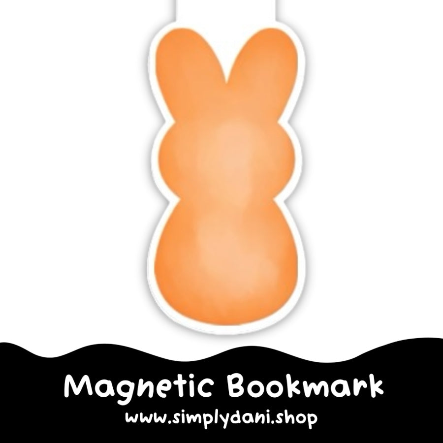 Orange Bunny | Magnetic Bookmark
