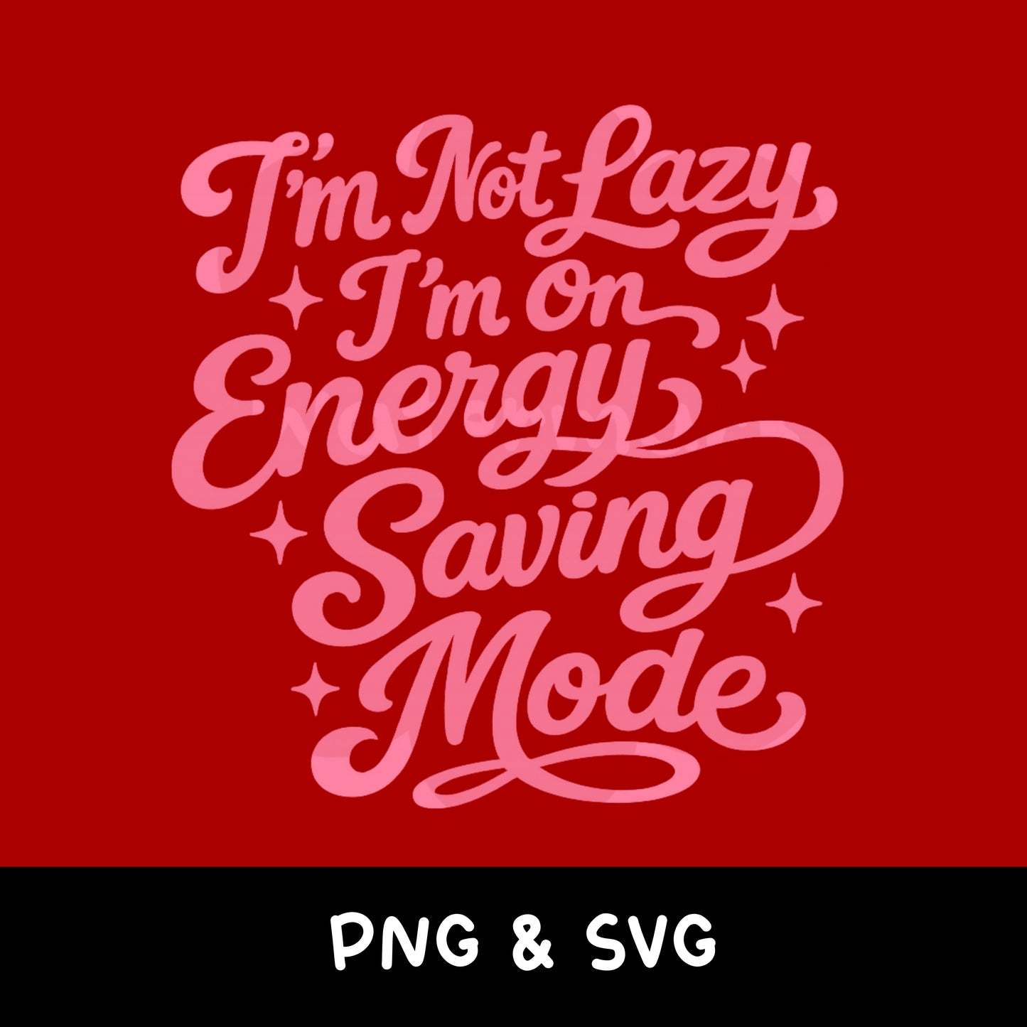 Funny Introvert Shirt Design, Energy Saving Mode PNG SVG (Digital Download)
