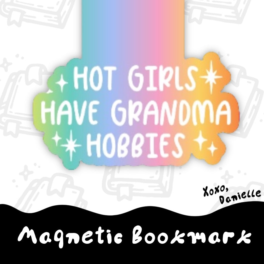 Grandma Hobbies š | Magnetic Bookmark