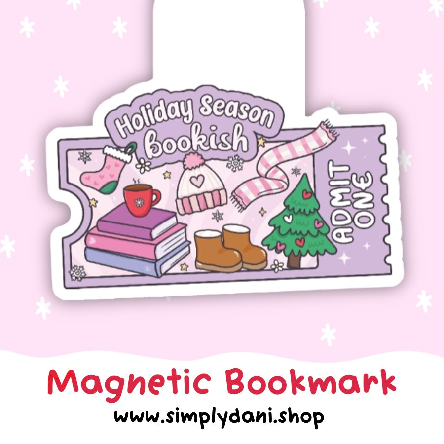 Holiday Season Bookish | Magnetic Bookmark