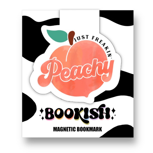 Just Freakin Peachy | Magnetic Bookmark