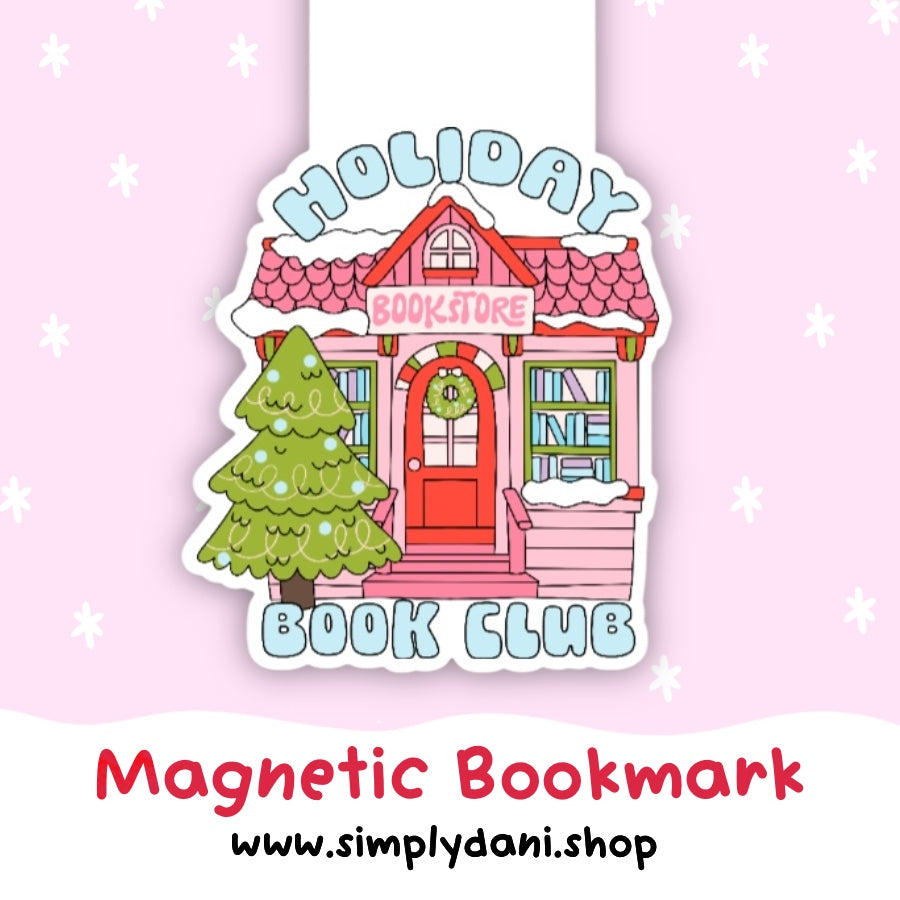 Holiday Book Club | Magnetic Bookmark