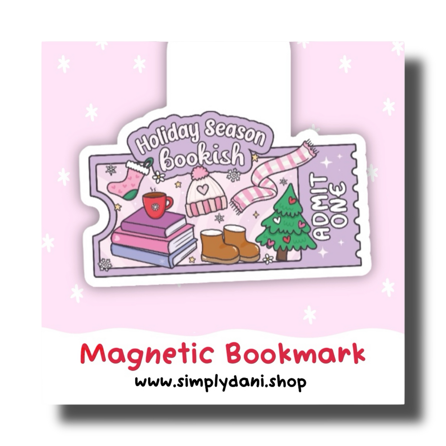Holiday Season Bookish | Magnetic Bookmark