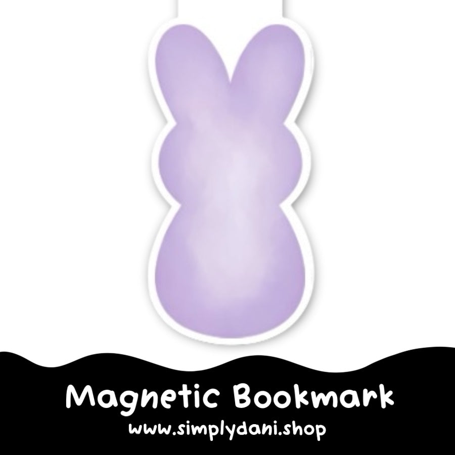 Purple Bunny | Magnetic Bookmark