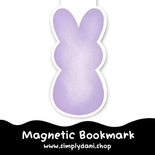 Purple Bunny | Magnetic Bookmark