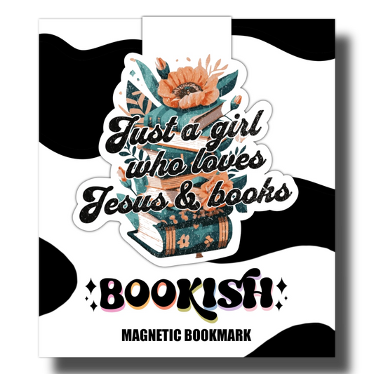 Jesus & Books | Magnetic Bookmark