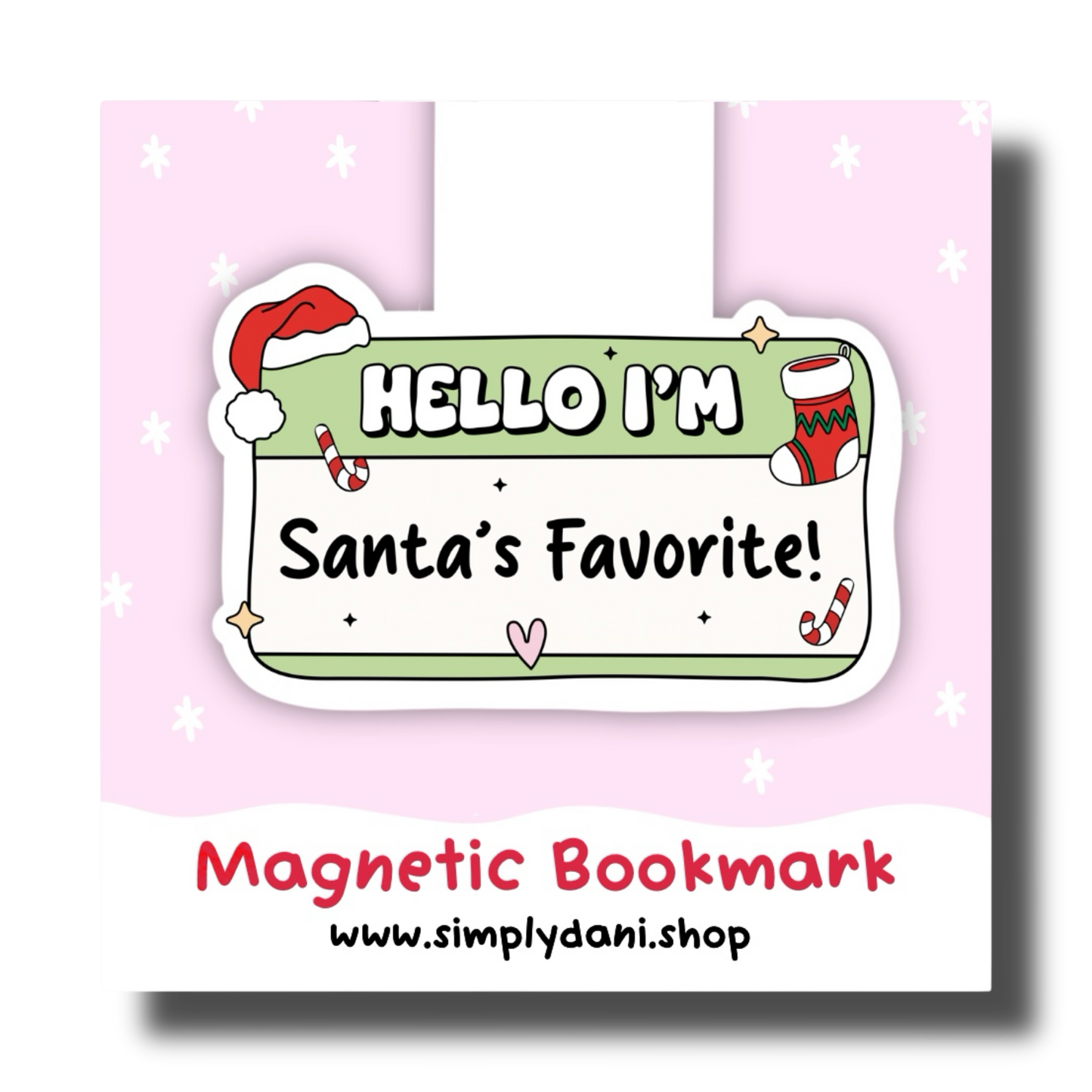 Santa’s Favorite| Magnetic Bookmark