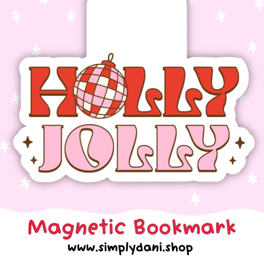 Holly Jolly | Magnetic Bookmark