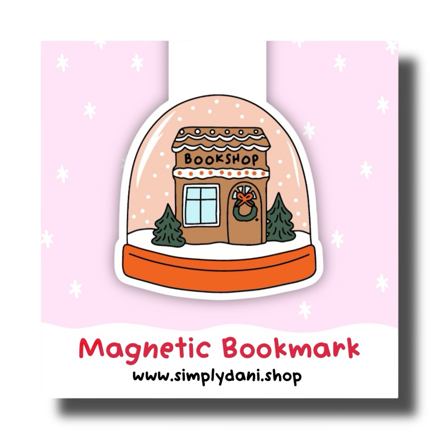 Bookshop Snow Globe| Magnetic Bookmark