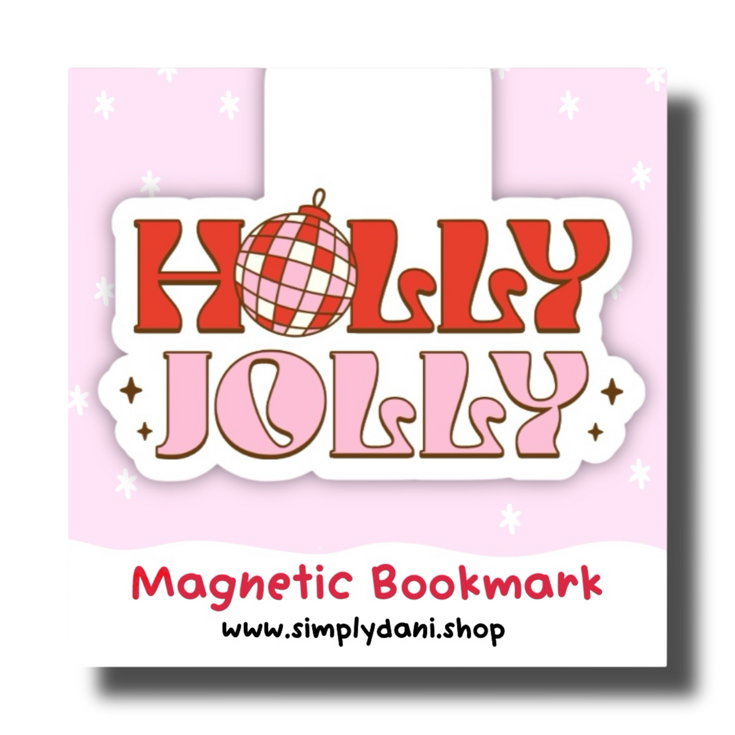 Holly Jolly | Magnetic Bookmark