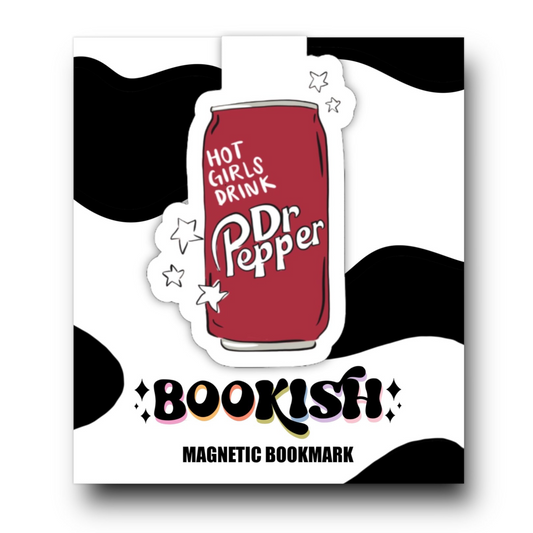 Hot girls drink Dr.Pepper | Magnetic Bookmark