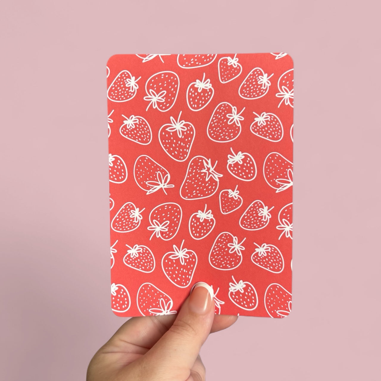 Strawberry Dreams | Single Kindle Insert | Red With White Outline