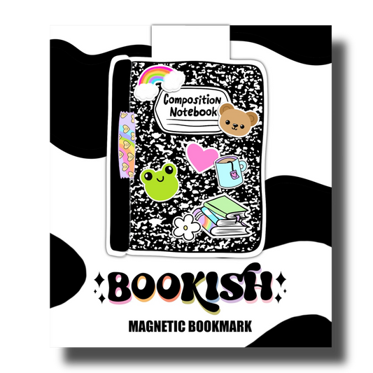 Composition Notebook | Magnetic Bookmark