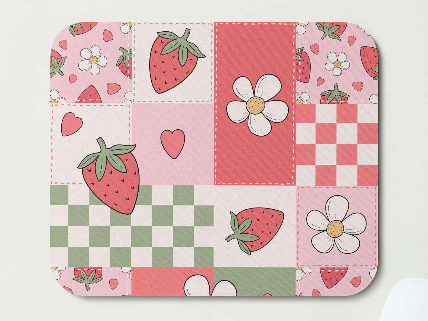 Strawberry Patch Mouse Pad