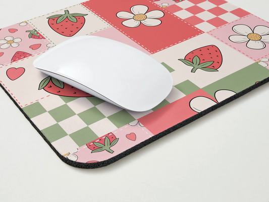 Strawberry Patch Mouse Pad